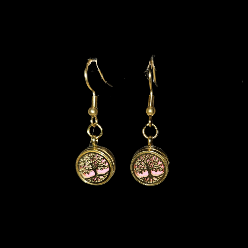 BOUCLES D'OREILLE "BAOBAB" À PARFUMER